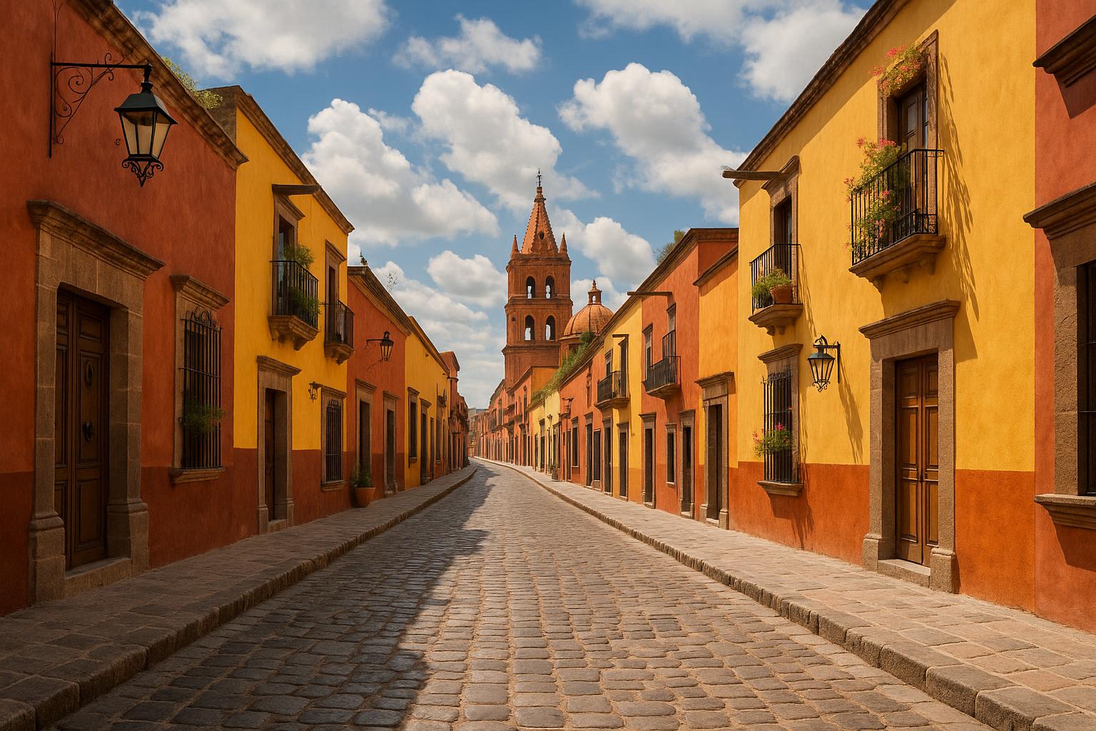 Colonial architecture in Mexican cities