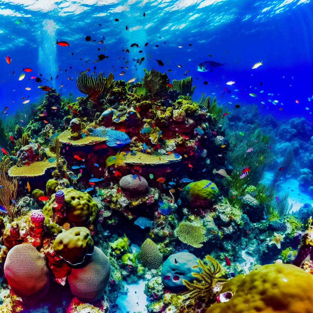 Coral reefs and marine life in Cozumel