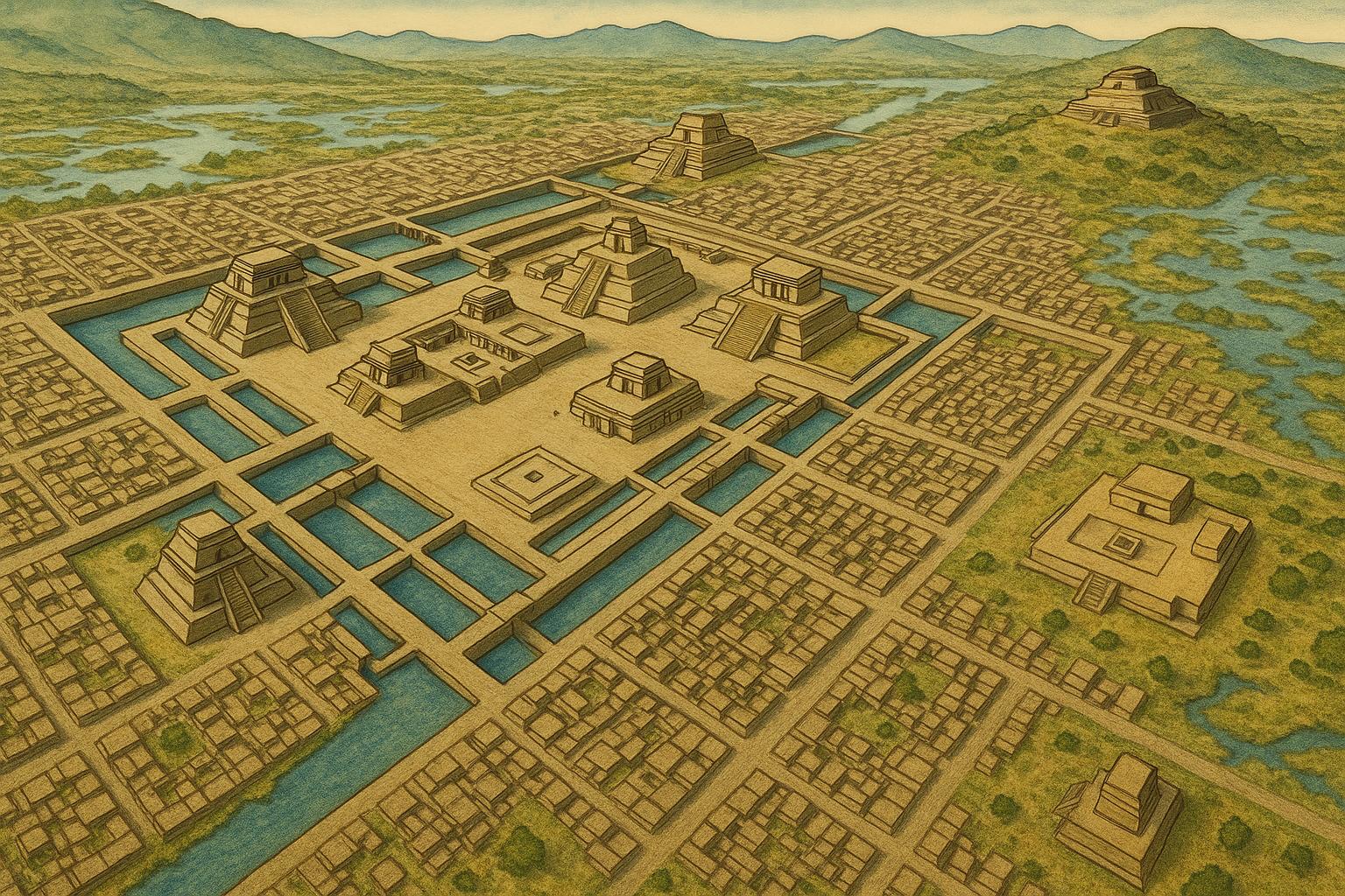 Pre-Columbian city planning in Mexico